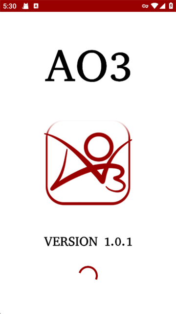 AO3应用启动界面